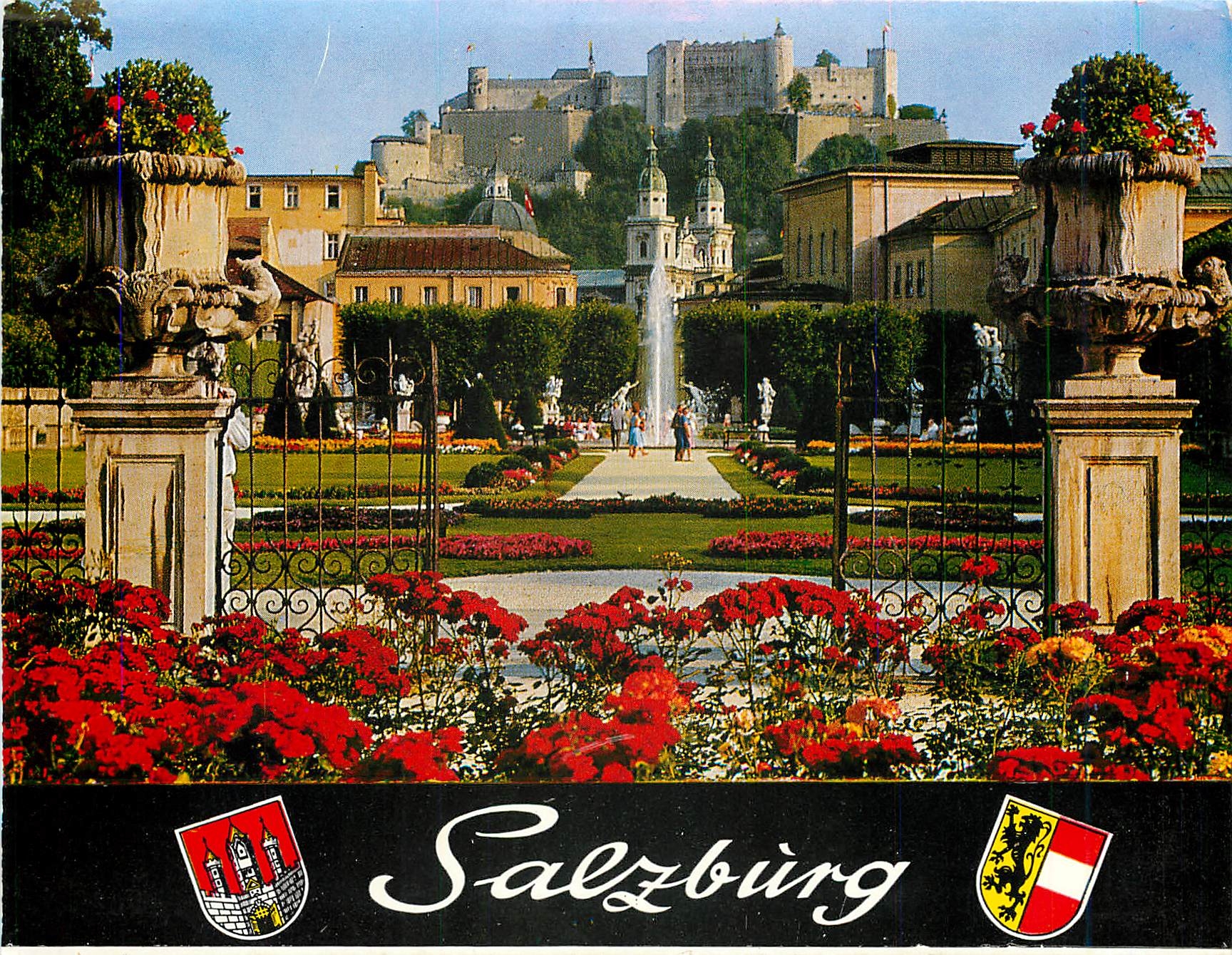 CPM Salzburg Mirabellgarten das Juwel del Festspielstadt 