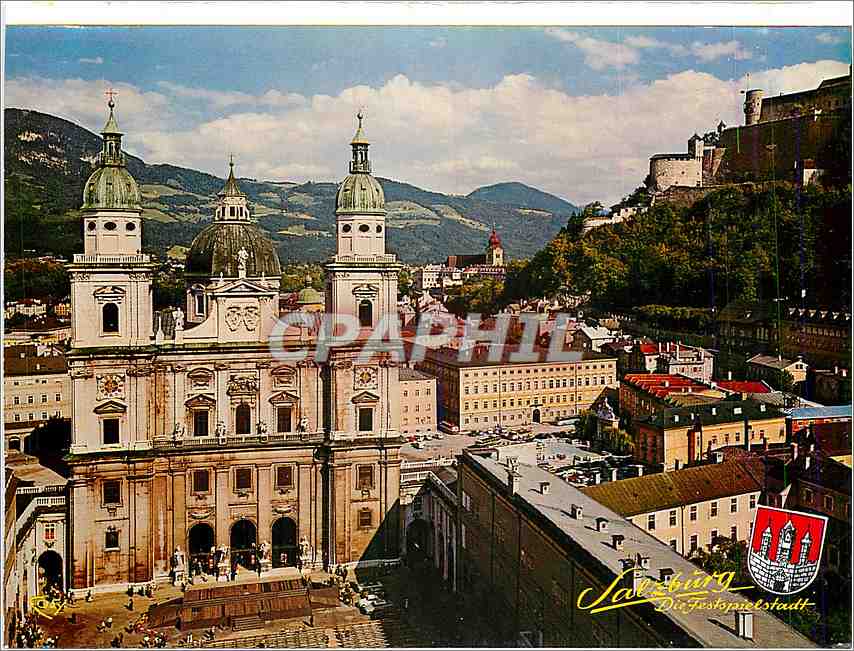 CPM Salzburg Dom zu Salzburg erbaut 1628 von Solari unter Erzbischof Paris Lodron 
