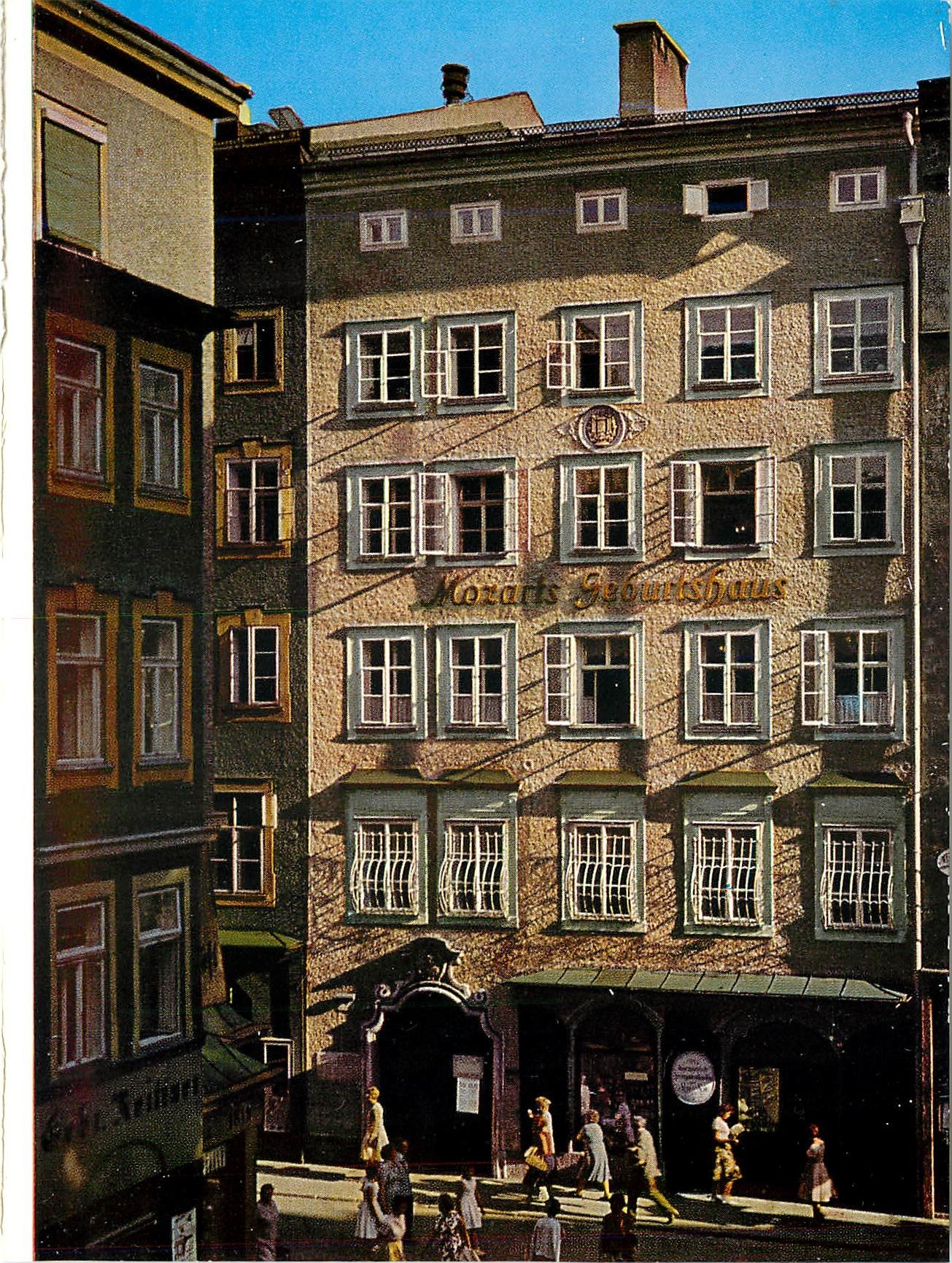 CPM Mozarts Geburtshaus in Salzburg Getreidegasse 