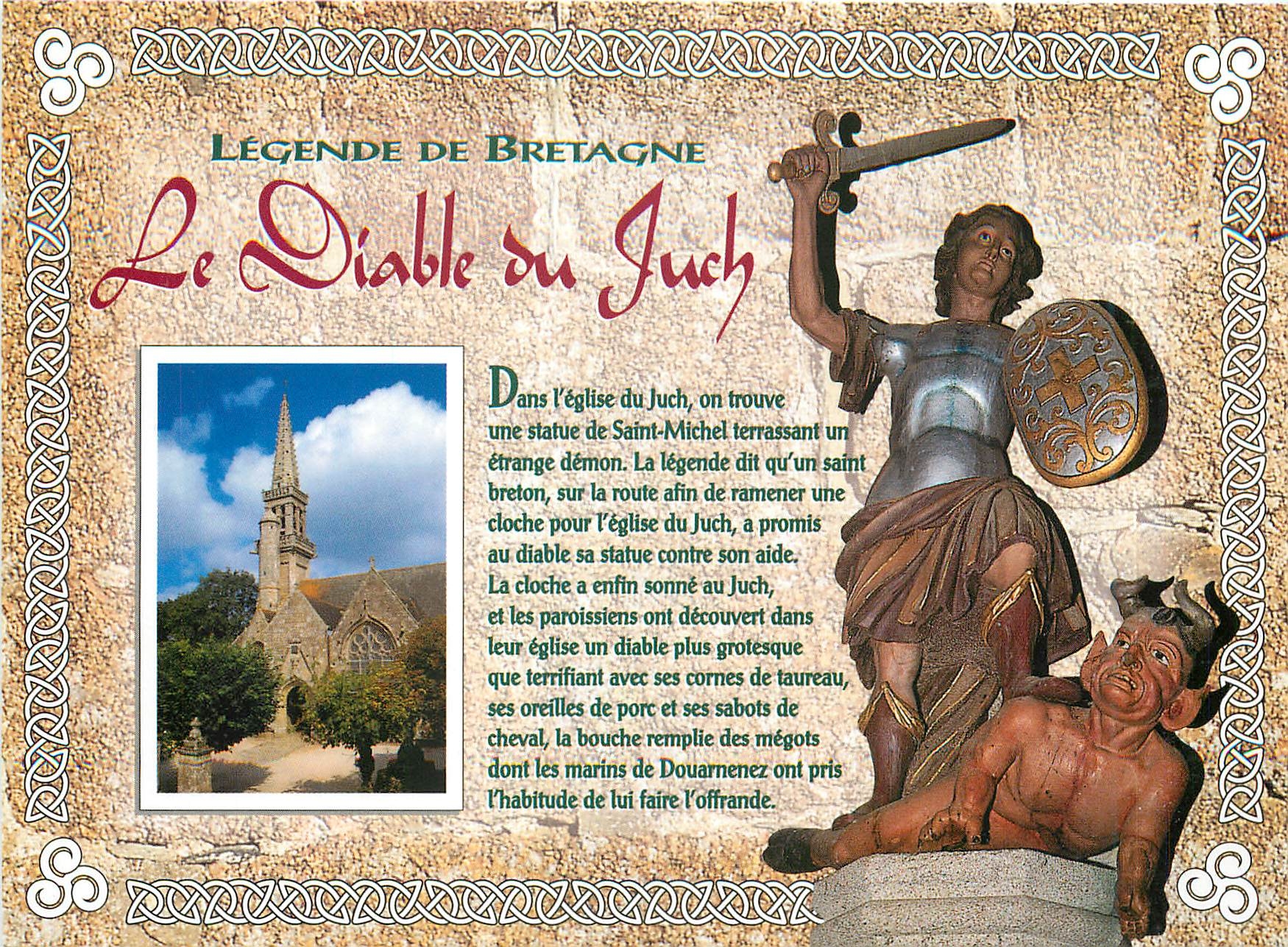 CPA Legende de Bretagne Le Diable du Juch 
