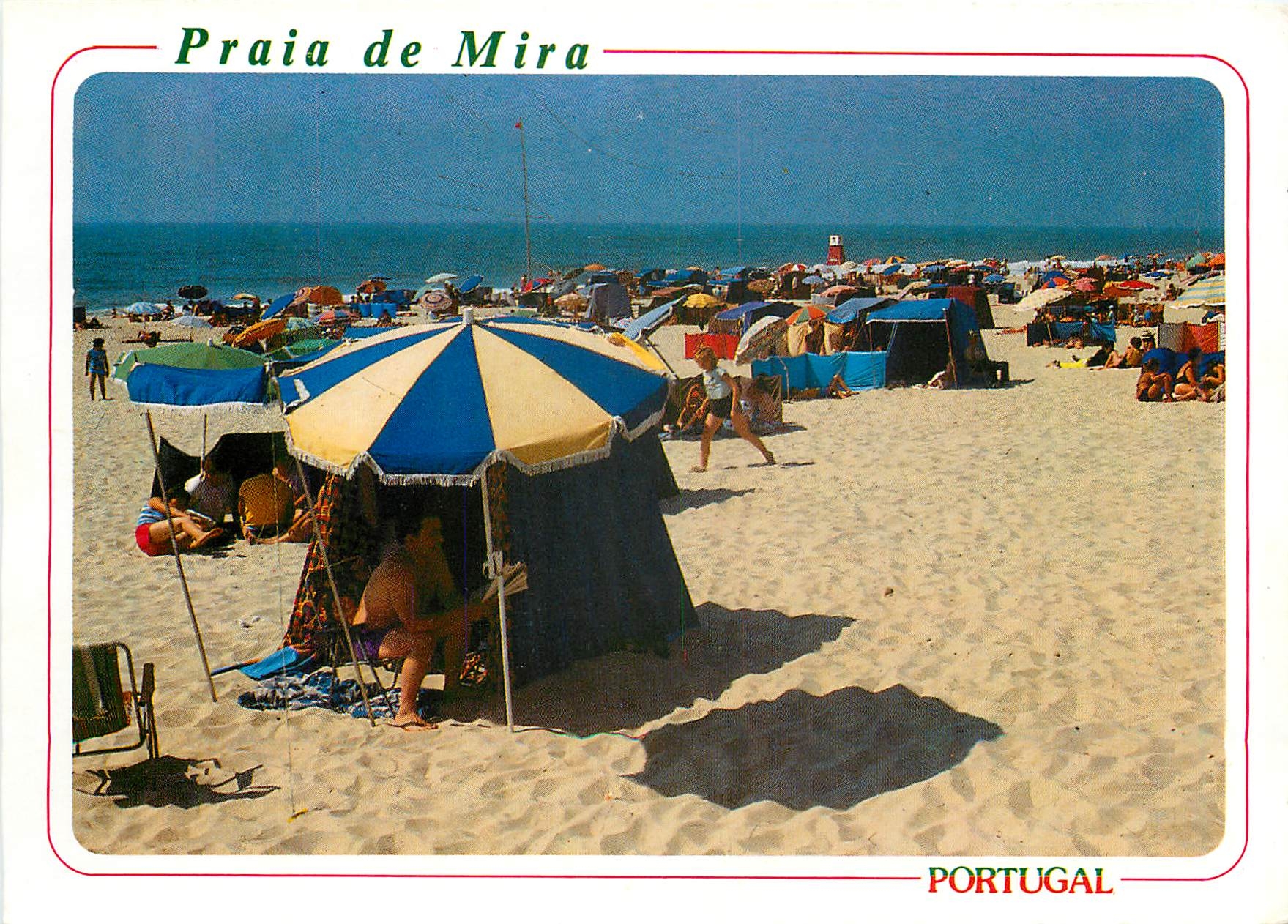 CPA Praia de Mira Portugal 