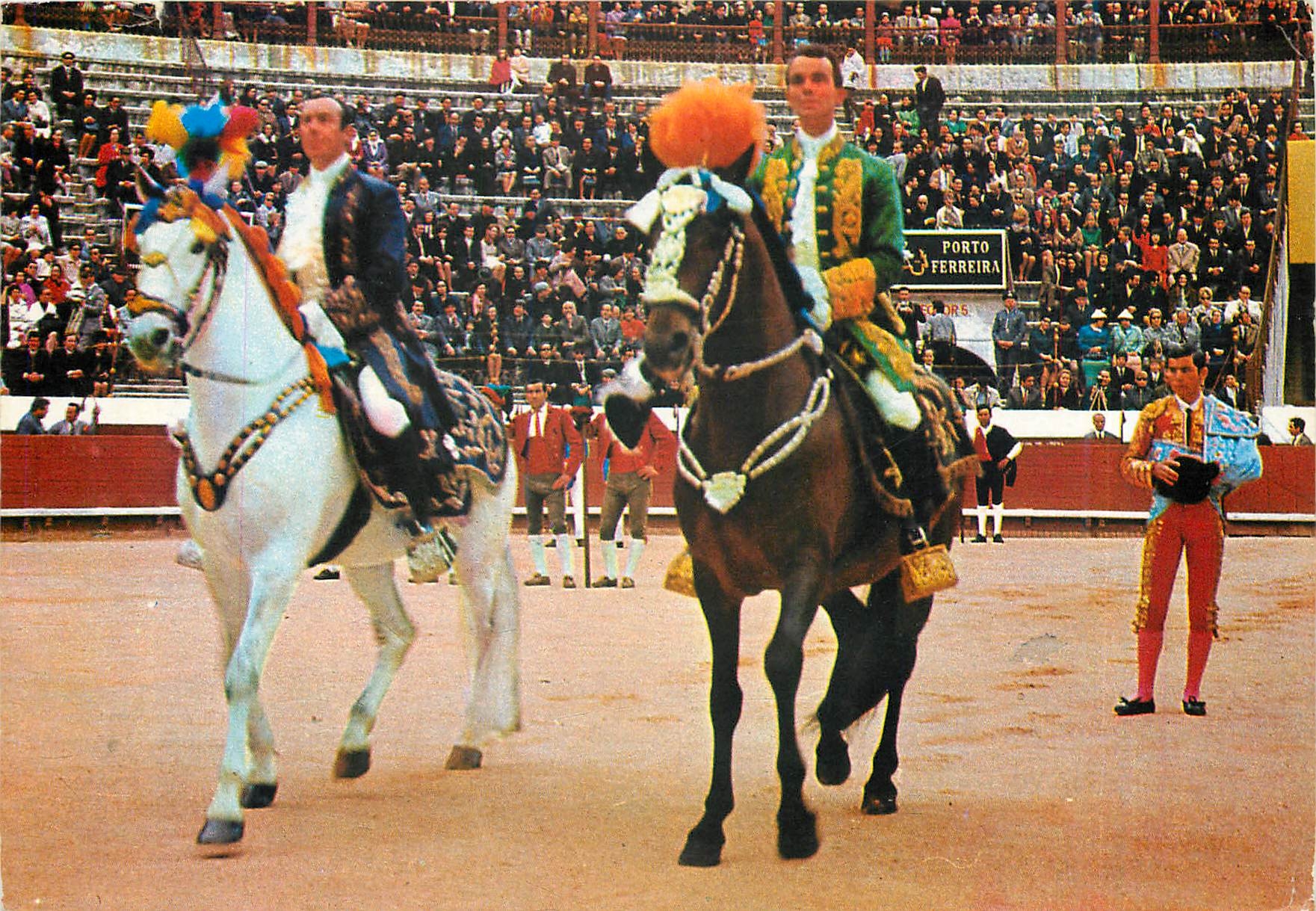 CPA Lisboa Corrida de Touros Course a Taureaux Bullfight 