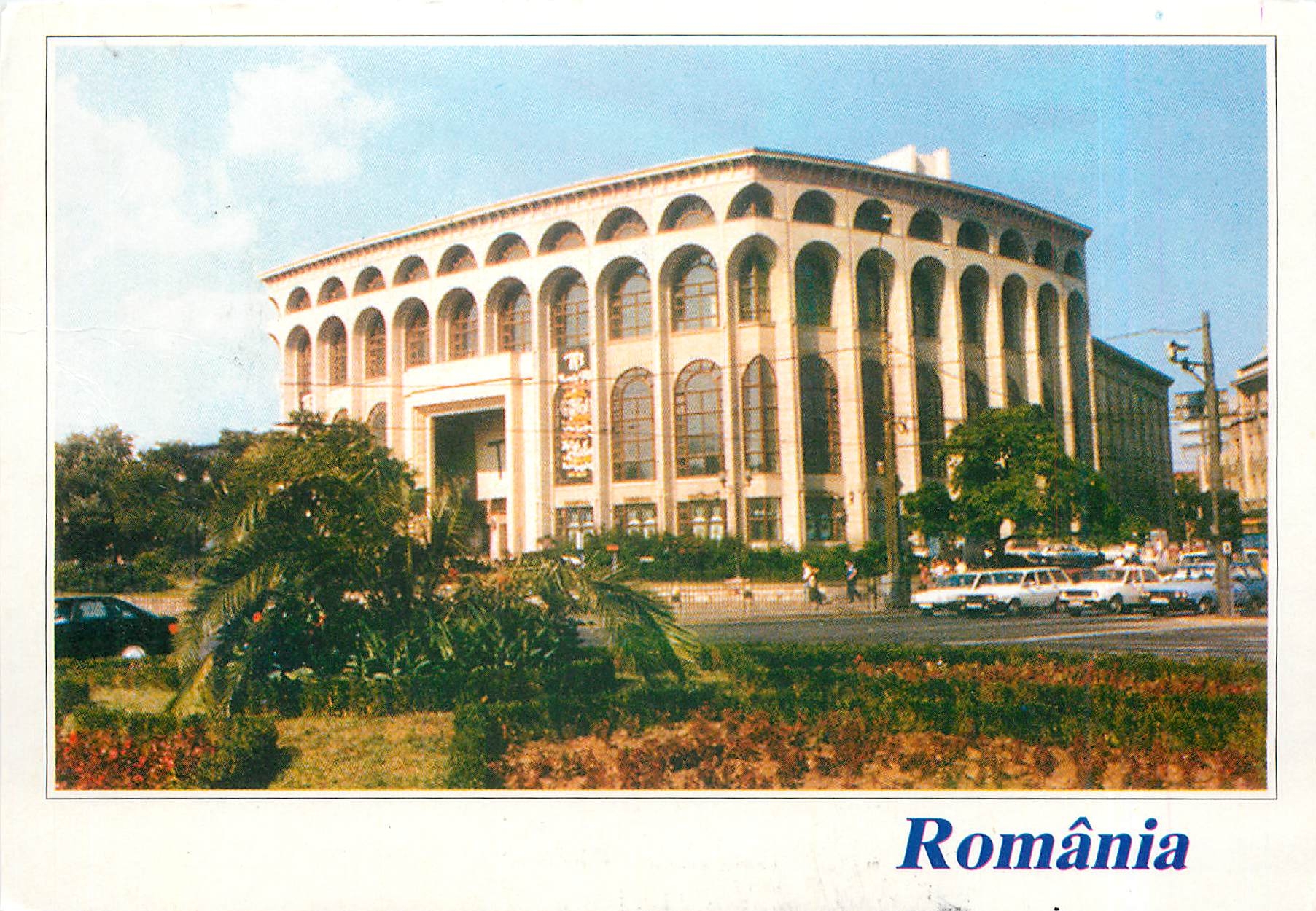 CPA Romainia Bucureste Le Theatre National 