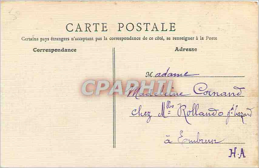 Nice - Nouveaux Jardins et Casino — J. Kleidman, Nice, n°13 — Rückseite