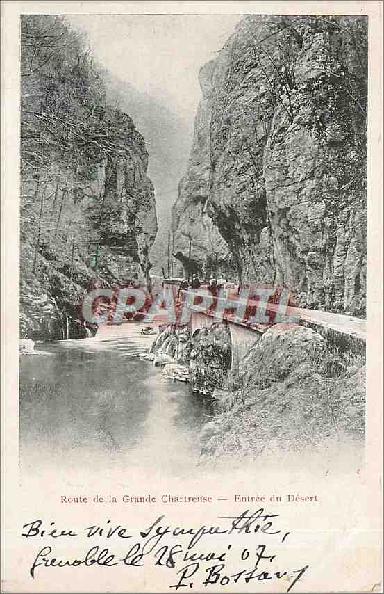 Entrée du Désert — Route de la Grande Chartreuse — Graphiti