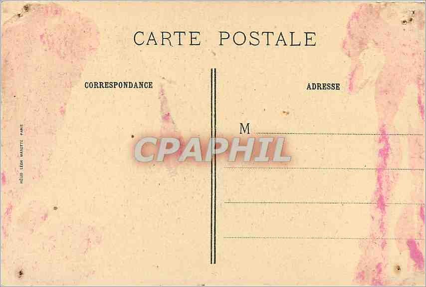 CPA Pavillon de l'Horloge et Aile de Pierre Lescot  — Rückseite