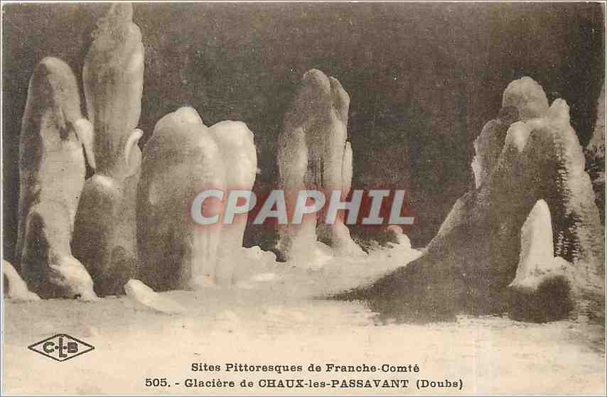 CPA Sites Pittoresque de France Comte Glaciere de Chaux les Passavant Doubs 