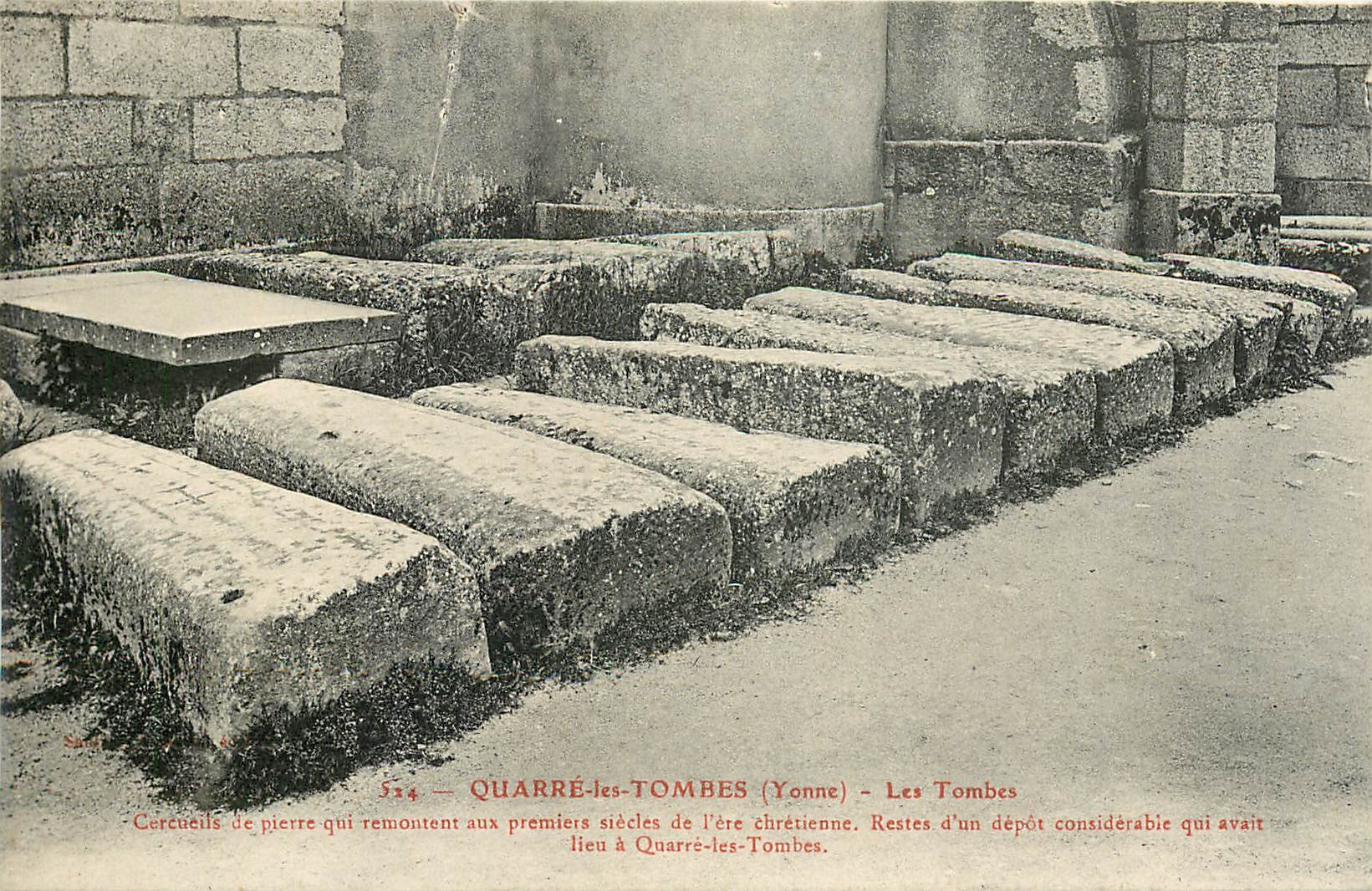 CPA Quarre les Tombes Yonne Les Tombes 