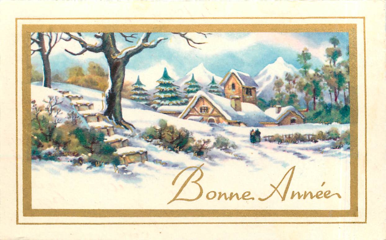 CPA Bonne Annee 