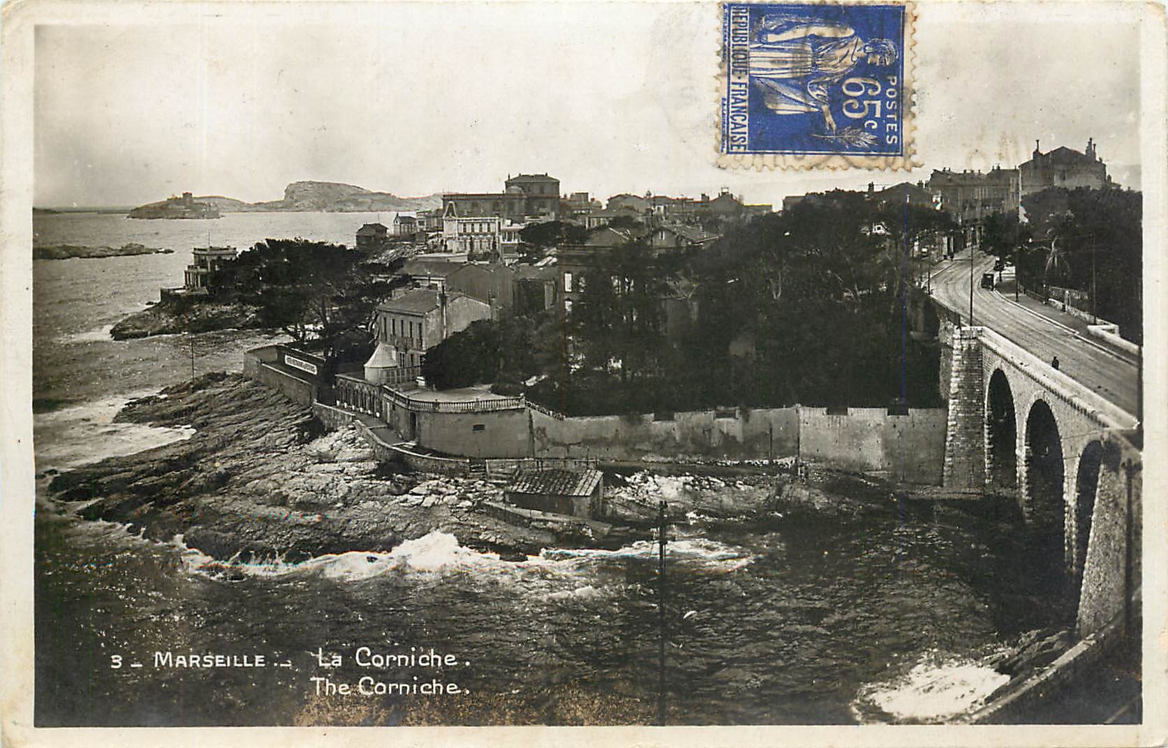 CPA Marseille La Corniche 