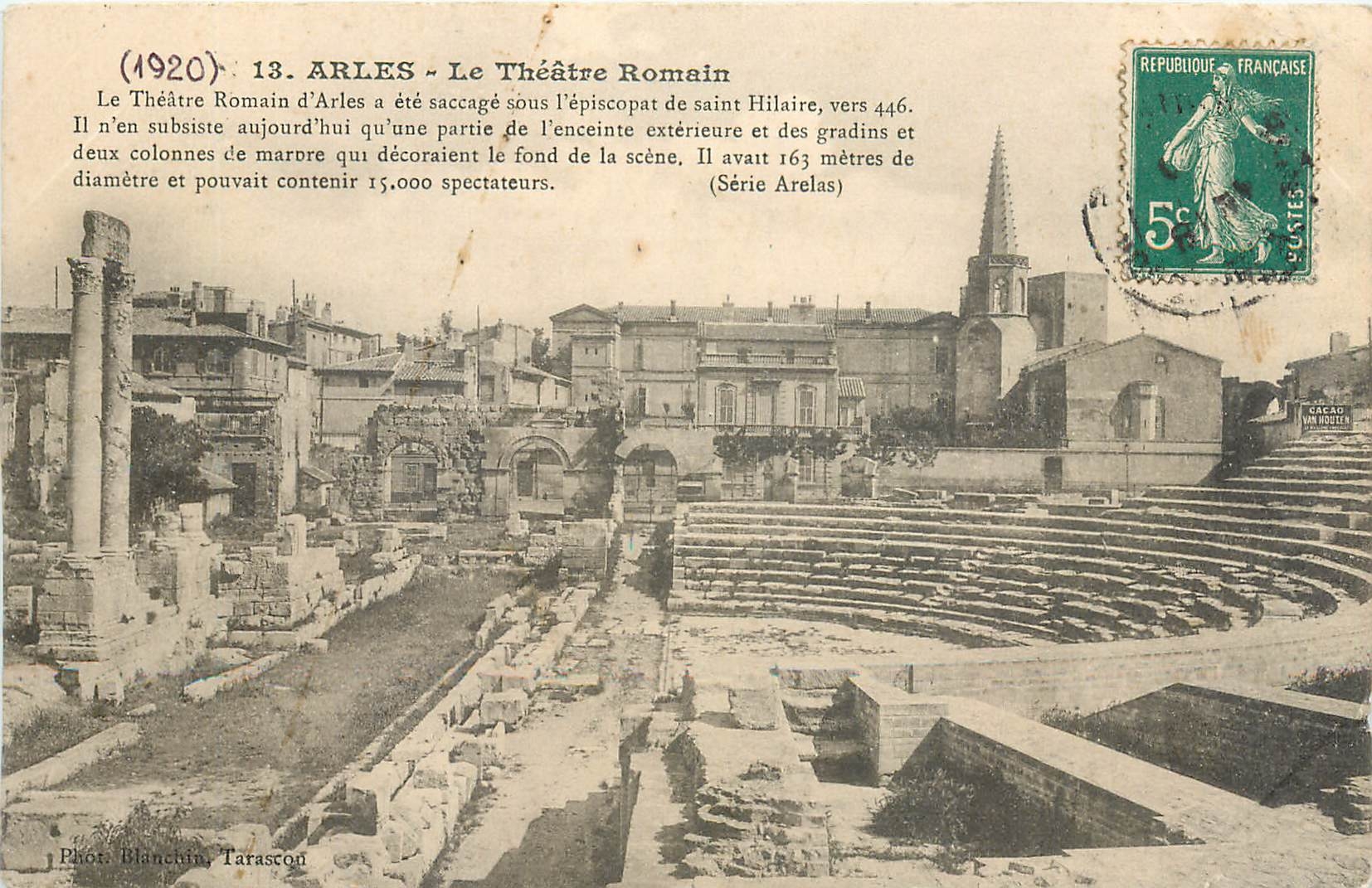 CPA Arles Le Theatre Romain 