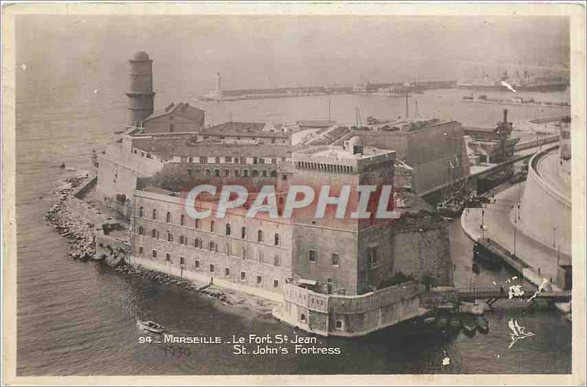 CPA Marseille Le Fort St Jean St John's Fortress 