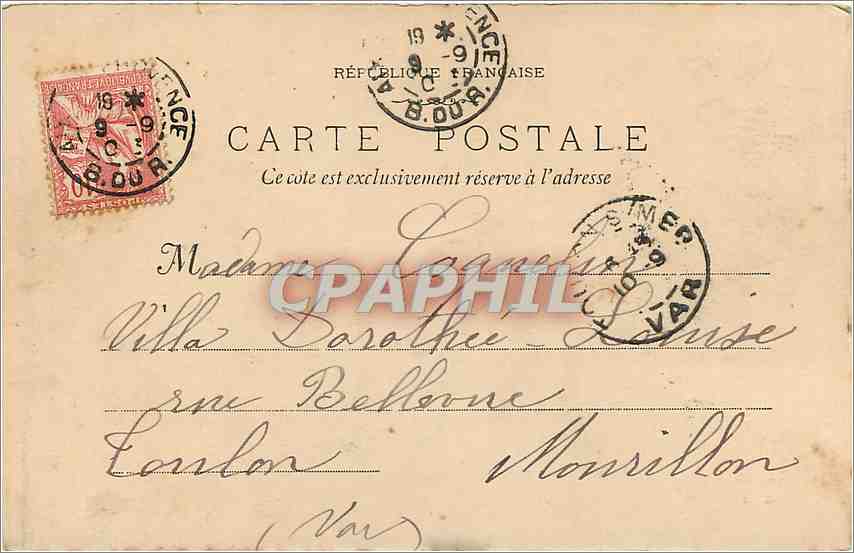 Aix-en-Provence — Cloître de la Cathédrale (XIe Siècle) — Col. Jaussaud — Verso