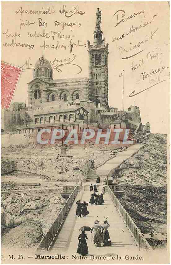 CPA Marseille Notre Dame de la Garde 