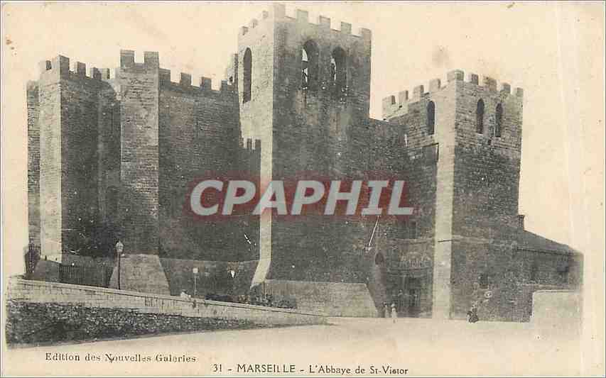 CPA Marseille L'Abbaye de St Victor 