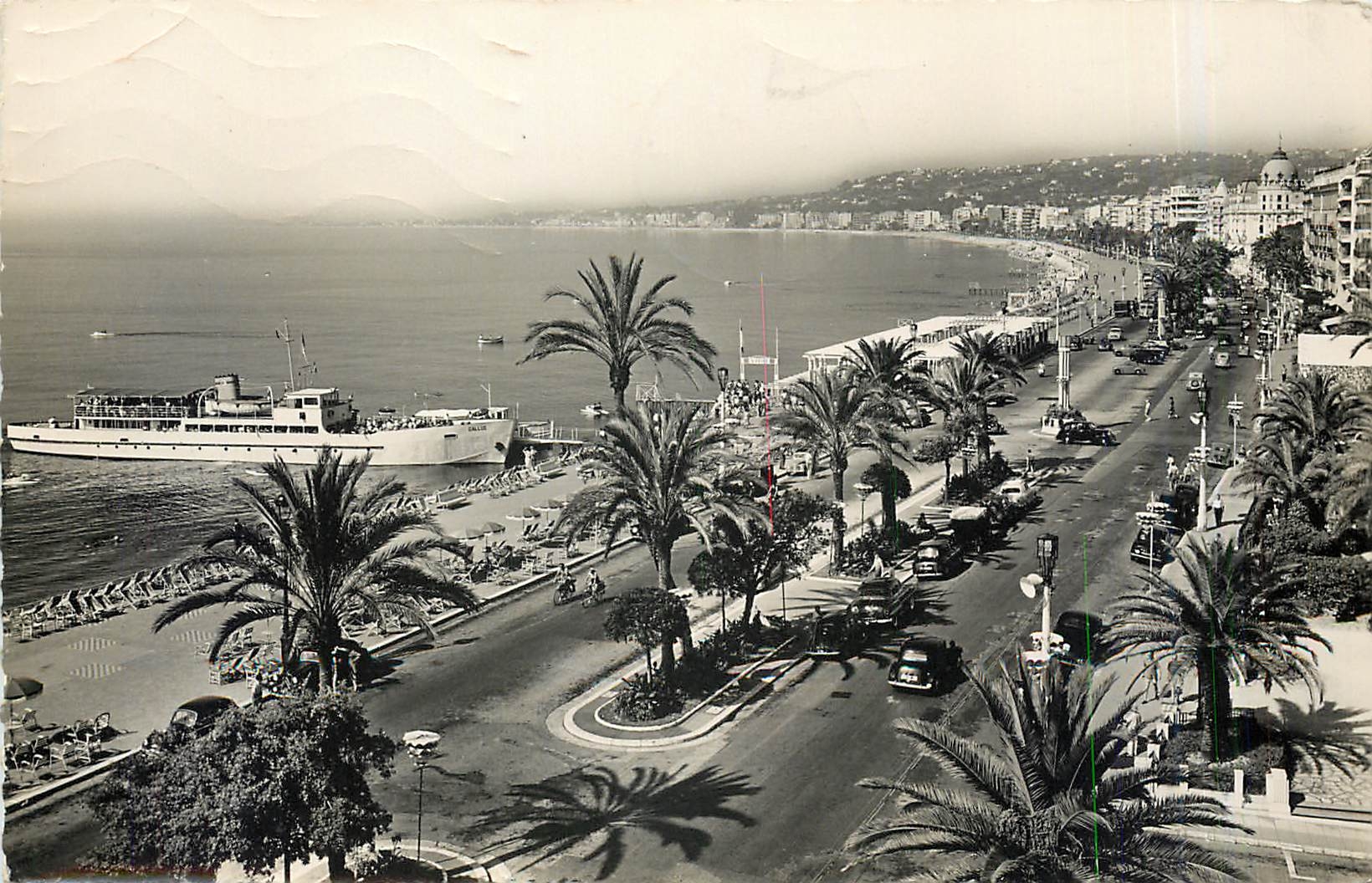 CPA Nice La Promenade des Anglais et la Baie des Anges 