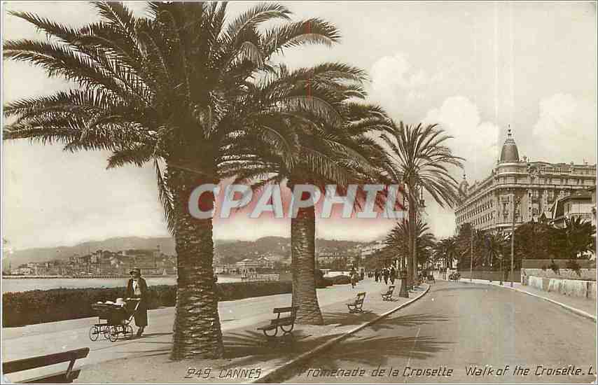 CPA Cannes Promenade de la Croisette 
