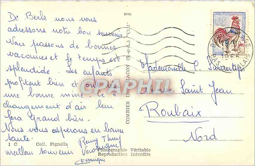 CPA Souvenir de Berck Plage Le phare et l'hopital militaire La Plage L'eglise L'entonnoir Le golf mi — Rückseite