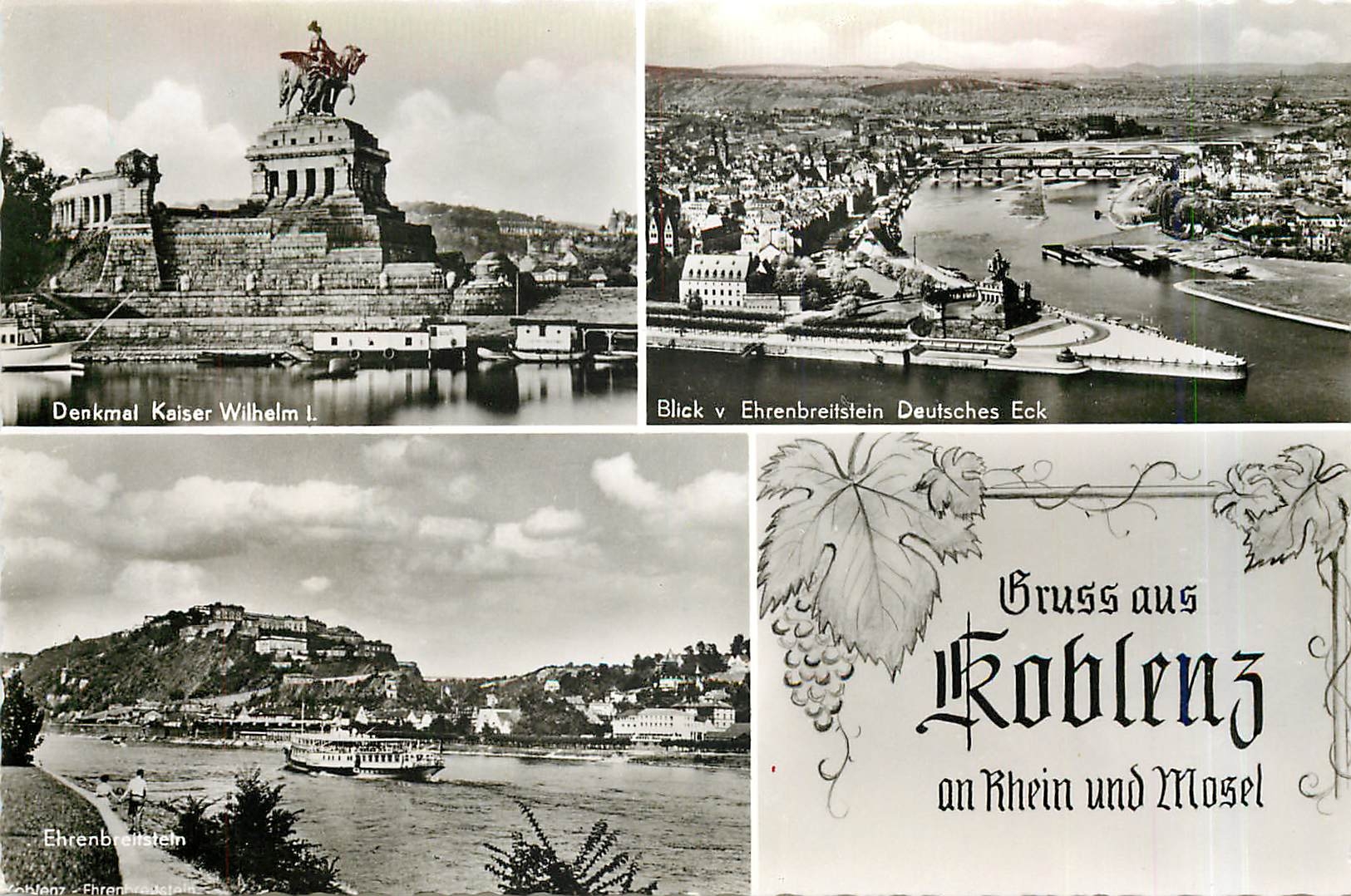 CPA Gruss aus Koblenz an Rhein und Mosel 