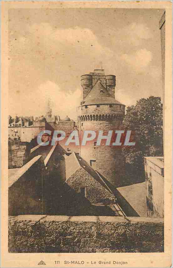 St-Malo - Le Grand Donjon — éditeur C° Alacienne des Arts Flamands