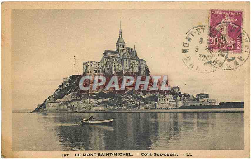 CPA Le Mont Saint Michel Cote Sud Ouest 
