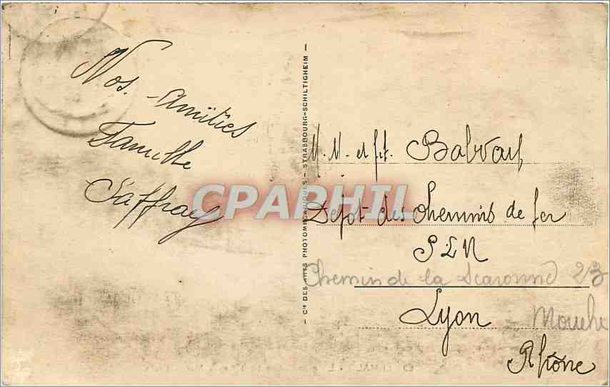 St-Malo - Le grand et le petit Bey à Marée haute — C. DES P. PHOTOS - STRASBOURG-SCHLITZIGEN — Verso