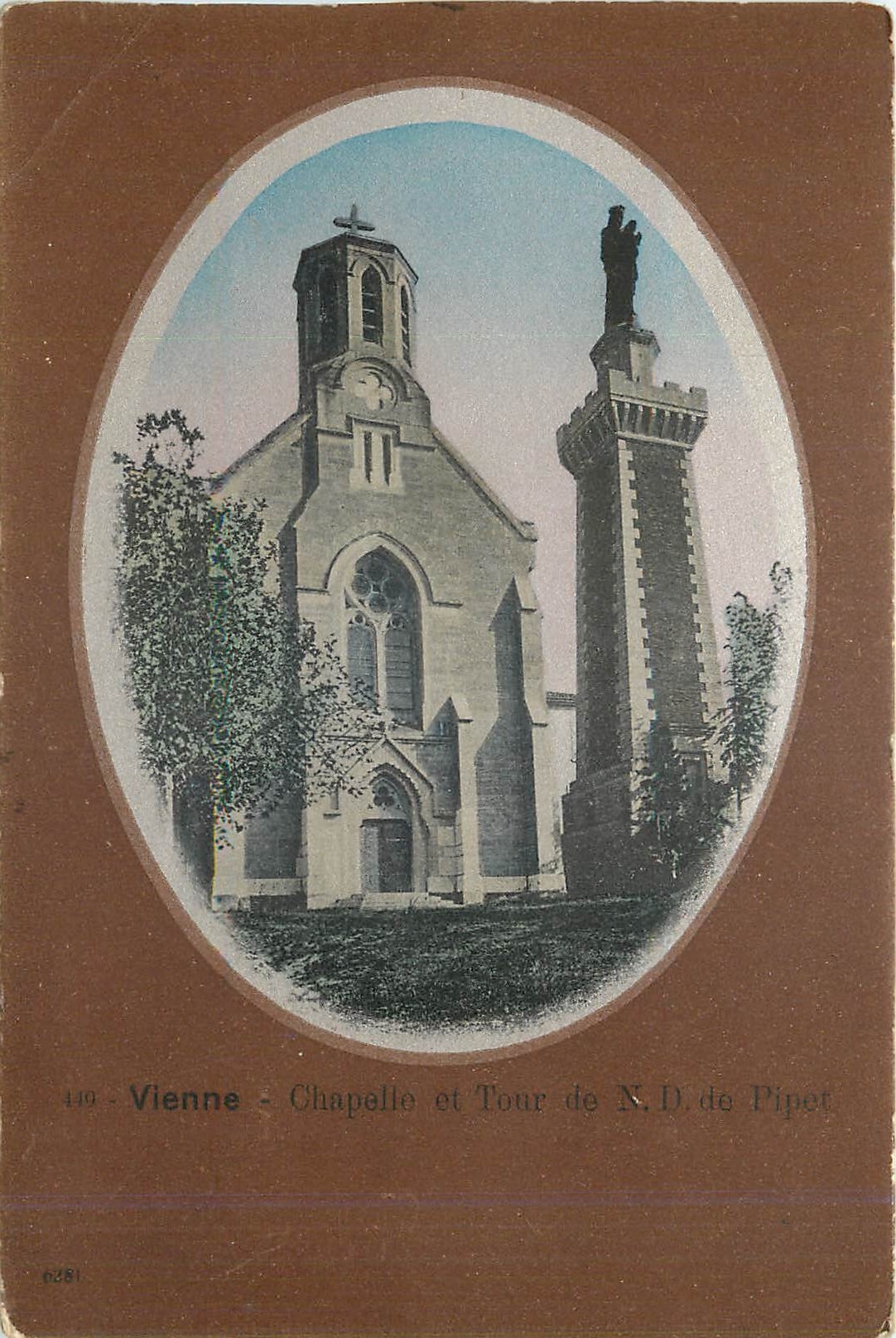CPA Vienne Chapelle et Tour de ND de Pipet 
