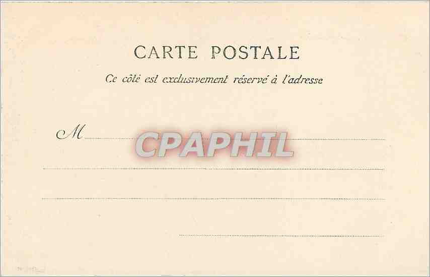 CPA Cote d'Emeraude Mont Saint Michel Le Cloitre  — Verso
