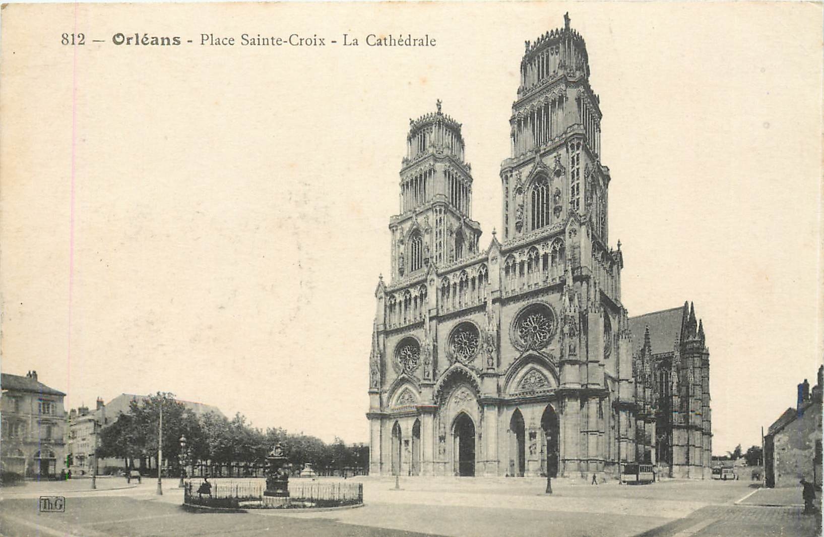 CPA Orleans Place Sainte Croix La Cathedrale 