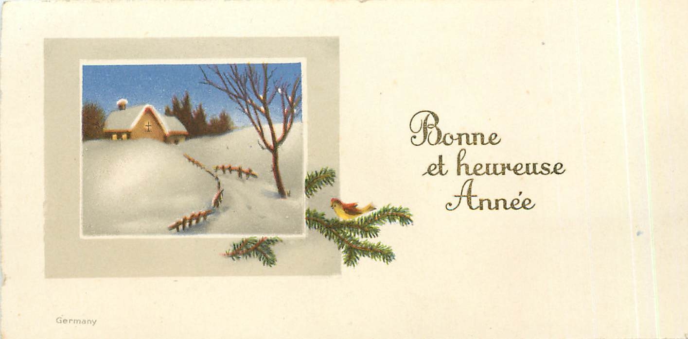 CPA Bonne et Heureuse Annee 