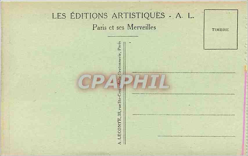CPA Saint Germain en Laye S et O Le Chateau Facade St d Ouest et la Chapelle  — Back
