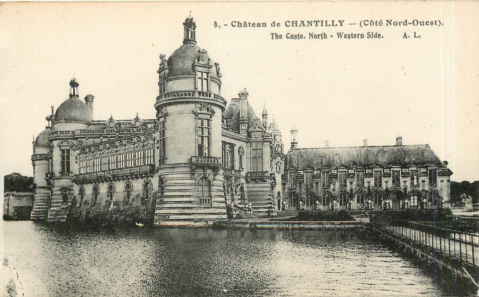 Château de Chantilly — Côté Nord-Ouest — A. L.