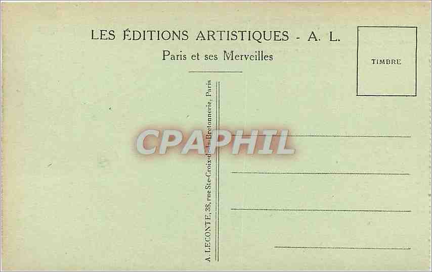 CPA Saint Germain en Laye S et O Le Pavillon Henri IV  — Back