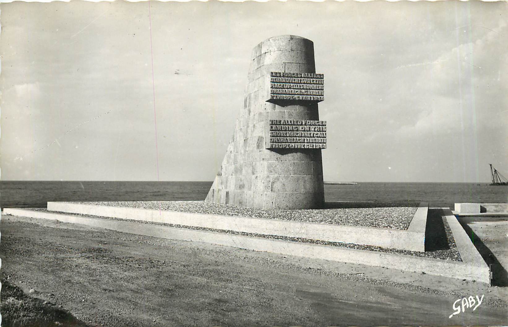 CPA Omaha Beach Saint Laurent sur Mer Calvados 