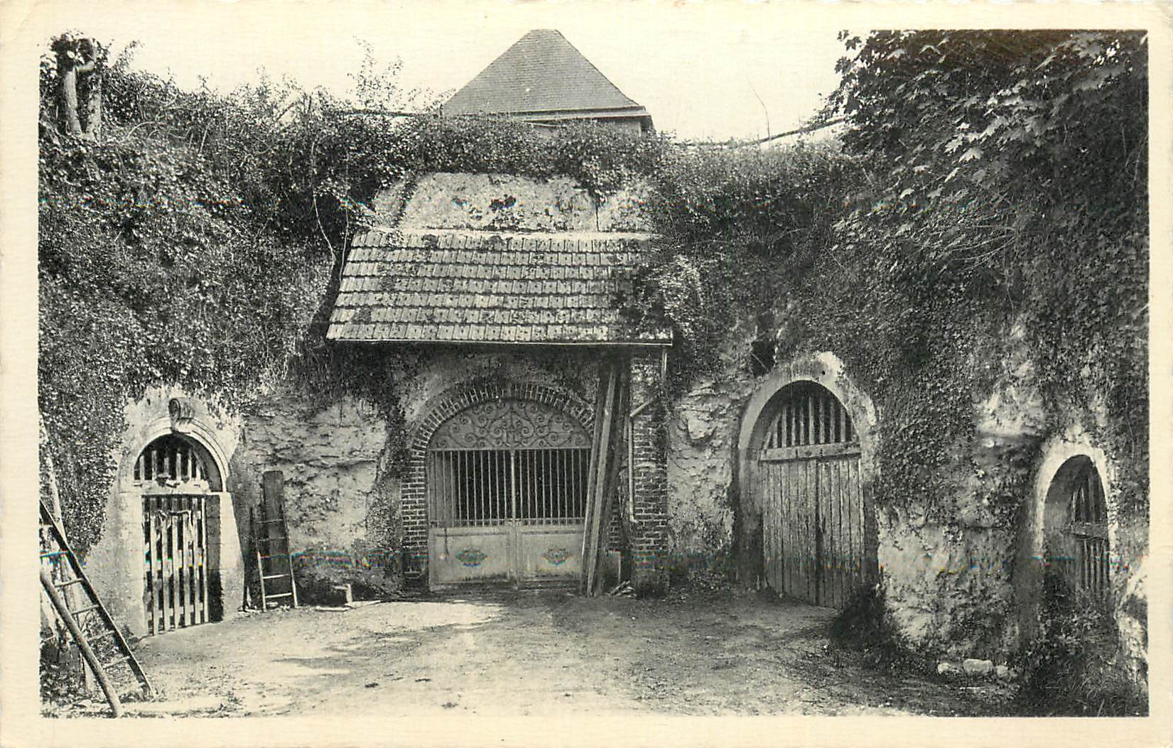 CPA Marcon sur le Loir Sarthe Caves dans le Rec 