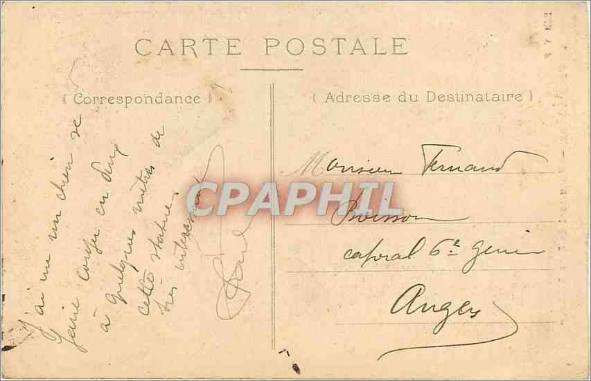 Fontainebleau — Denkmal von Rosa Bonheur — Edit. Y. Fr. n°68 — Rückseite