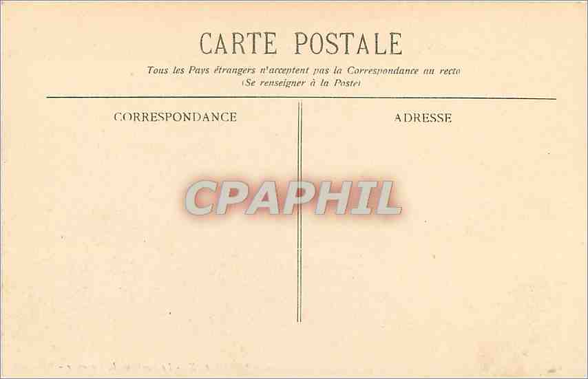 CPA Bordeaux Le Pont sur la Garonne  — Verso