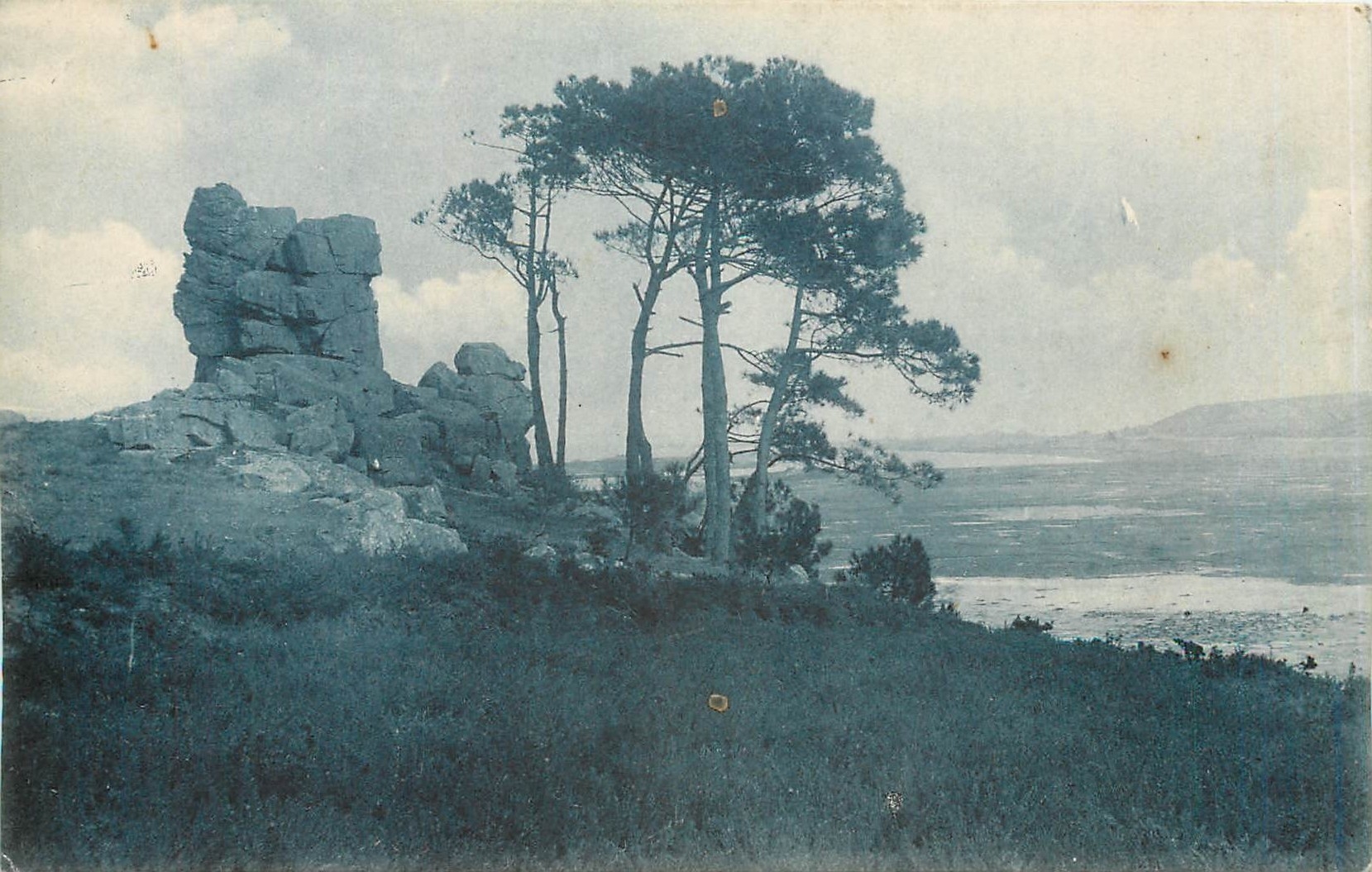 CPA Bretagne Paysage breton La Lande la Grere 