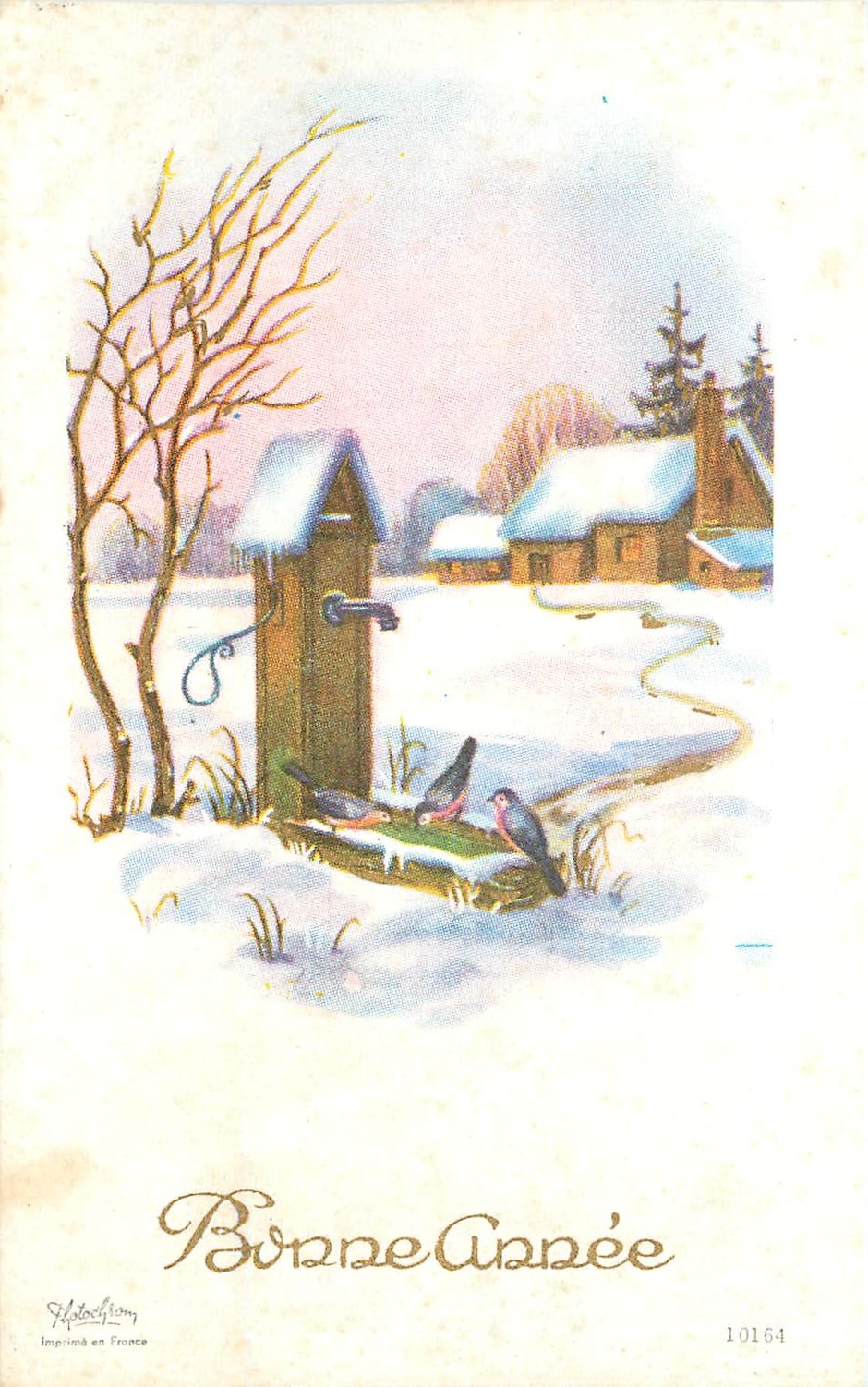 CPA Bonne Annee 