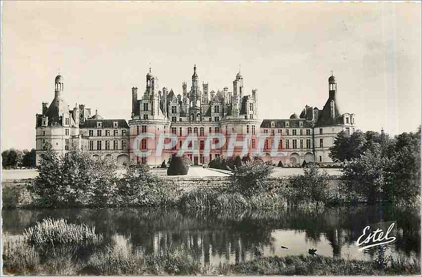 Schloss Chambord — Fassade und Gärten am Cosson — Éditions LAVELLE & Cie