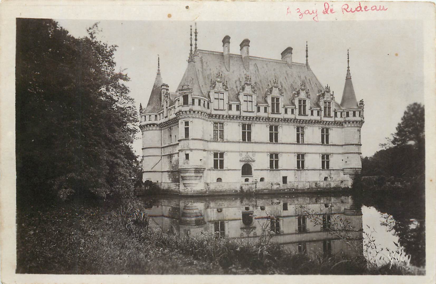 CPA La Douce France Chateaux de la Loire Chateau d'Azay le Rideau 