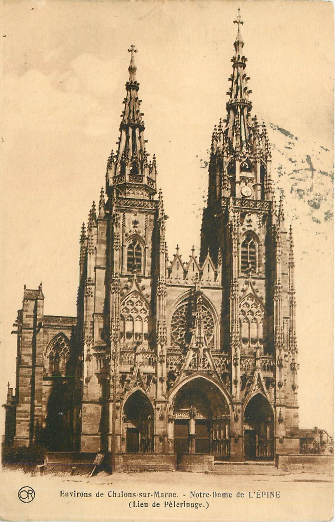CPA Environs de Chalons sur Marne Notre Dame de l'Epine 