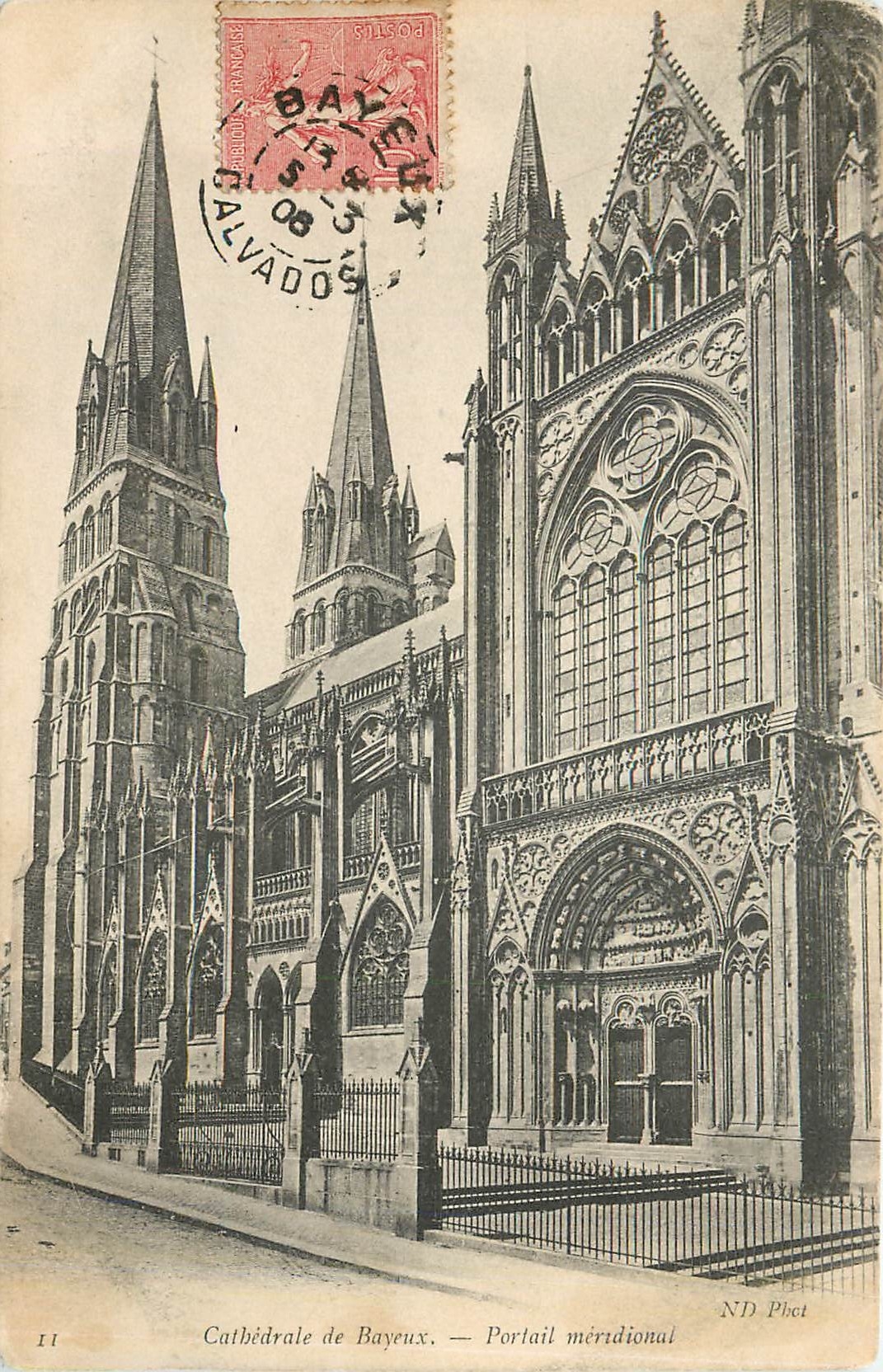 Cathédrale de Bayeux — Portail méridional — ND Phet, n°11