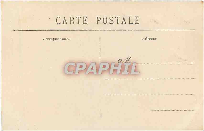 CPA Quimper La Cathedrale Cote Nord  — Rückseite