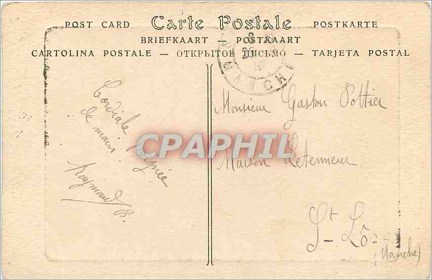 Bayeux - Vue Générale, prise de la Carrière — Héliographie de N.D. Phot. — Rückseite