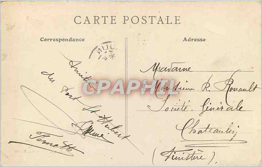 CPA La Rance Pittoresque Le Chene Vert  — Rückseite