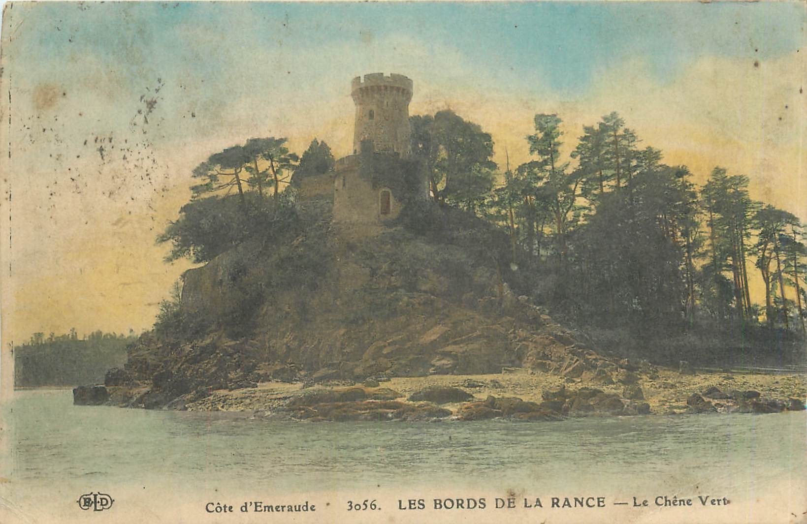 CPA Cote d'Emeraude Les Bords de la Rance Le Chene Vert 
