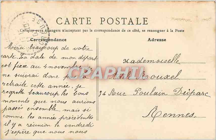 Boussac - Les Pierres Jaumathres - Le Berceau du Diable — B.R. PARIS n°19 — Reverso