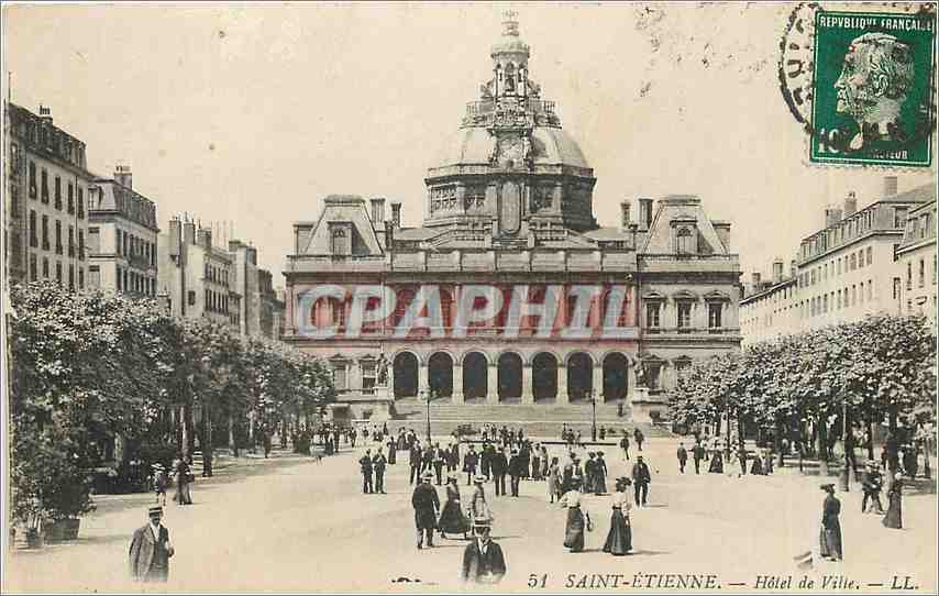 CPA Saint Etienne Hotel de Ville 