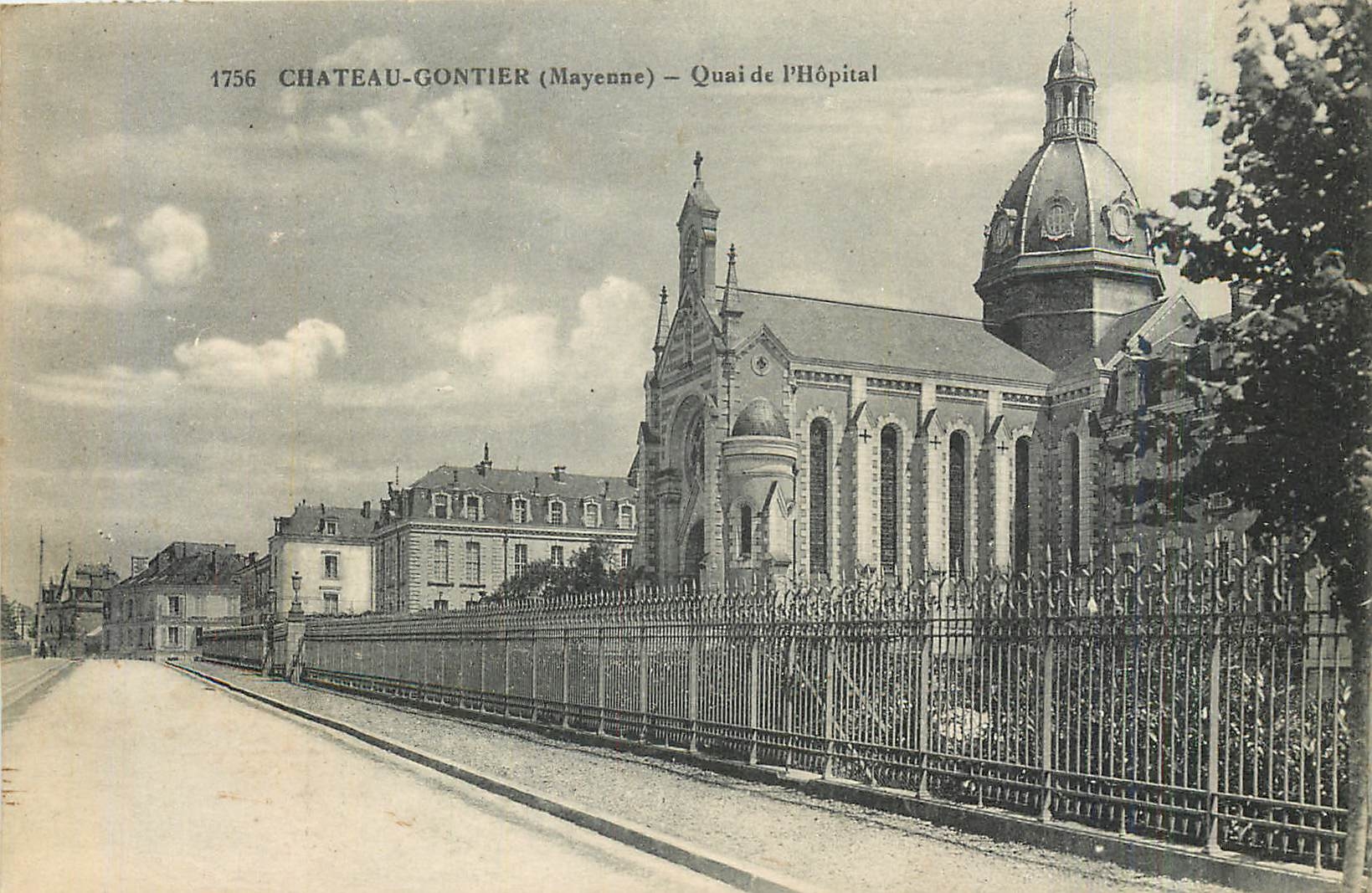 CPA Chateau Gontier Mayenne Quai de l'Hopital 